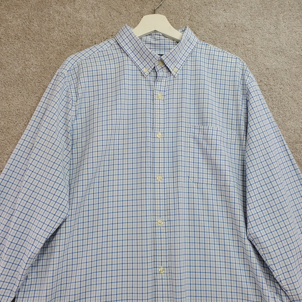 Vineyard Vines Light Blue & White Checked Button-Down Shirt